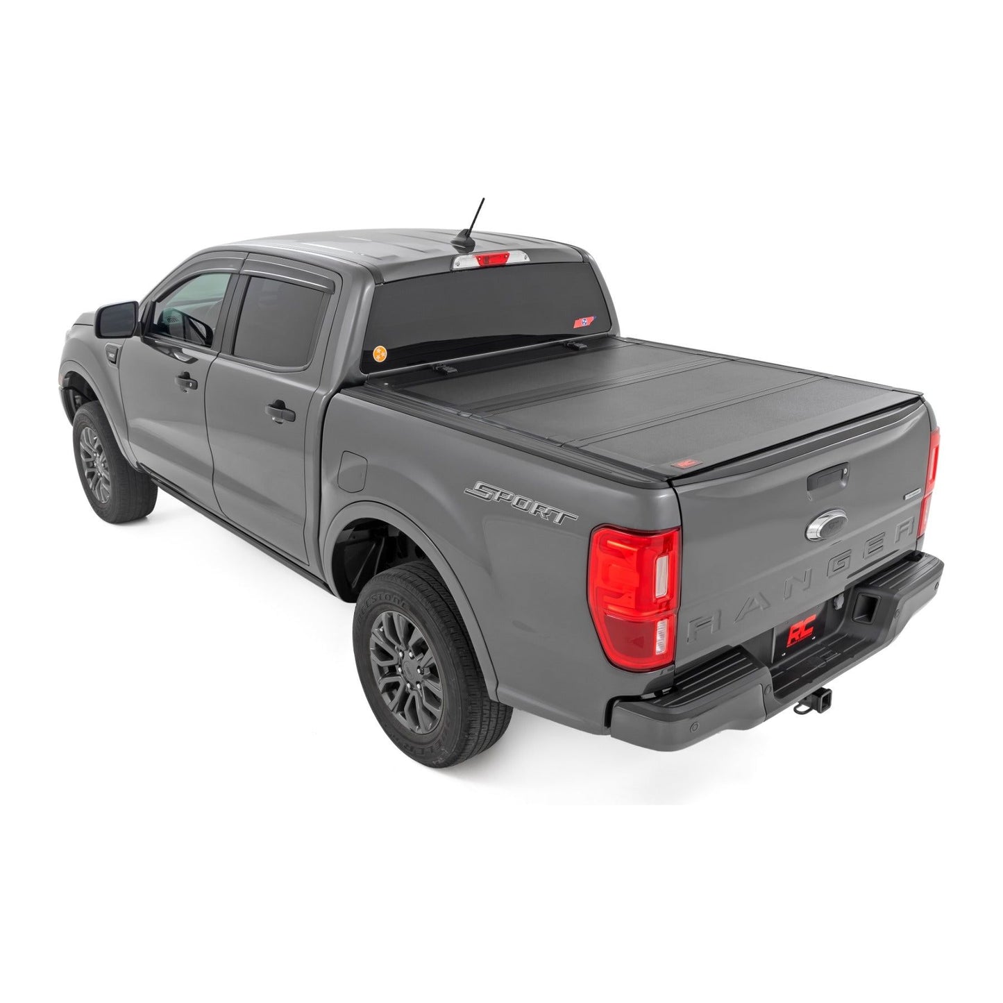 Rough Country 5' Bed Hard Tri-Fold Flip Up Bed Cover I 49220500