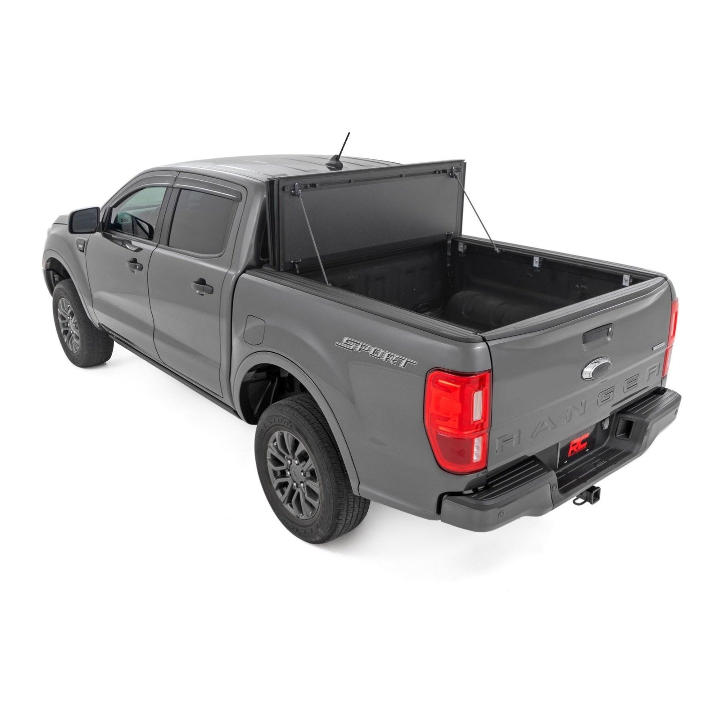 Rough Country 5' Bed Hard Tri-Fold Flip Up Bed Cover I 49220500