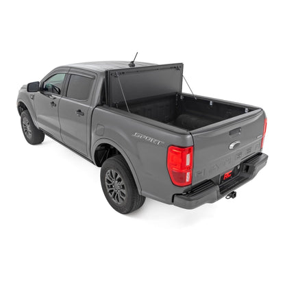 Rough Country 5' Bed Hard Tri-Fold Flip Up Bed Cover I 49220500