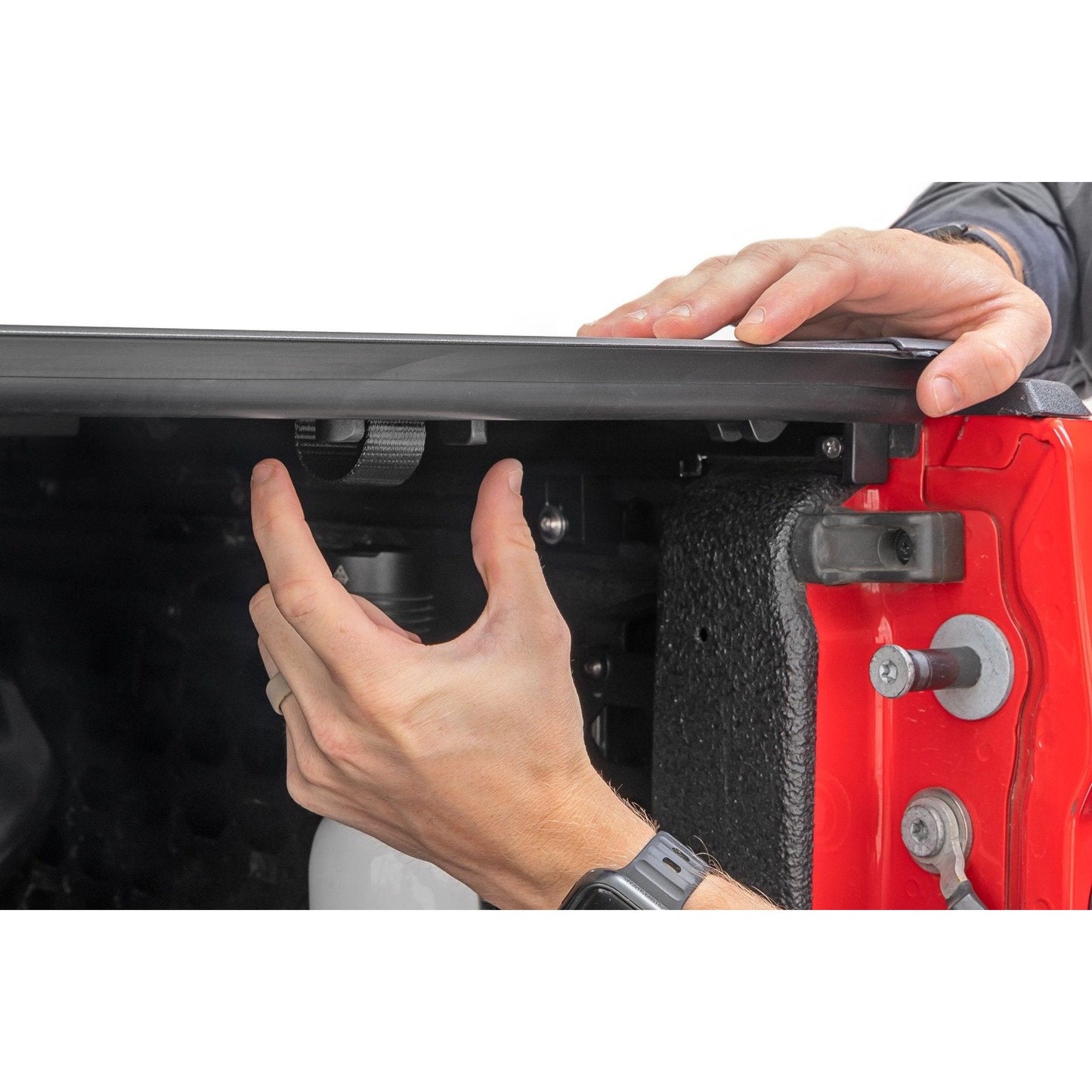 Rough Country 5' Hard Tri-Fold Flip Up Bed Cover I 49620500