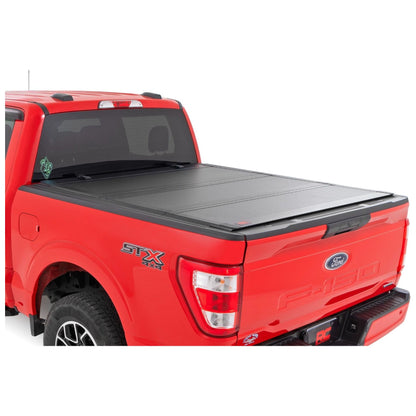 Rough Country 5'7 Hard Tri-Fold Flip Up Bed Cover I 49220550