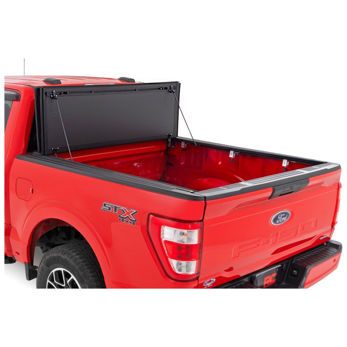 Rough Country 5'7 Hard Tri-Fold Flip Up Bed Cover I 49220550