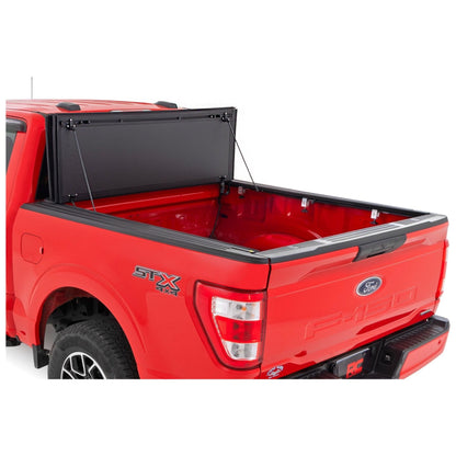 Rough Country 5'7 Hard Tri-Fold Flip Up Bed Cover I 49220550