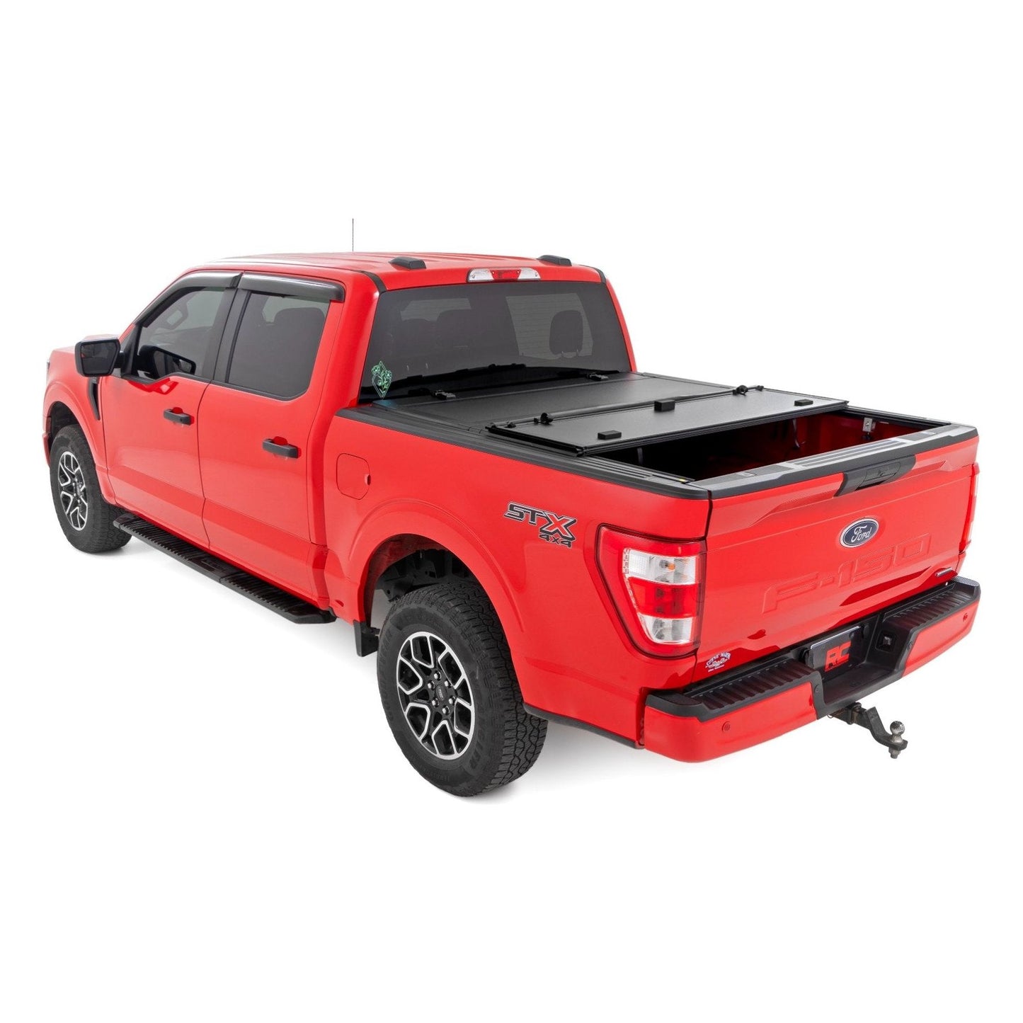 Rough Country 5'7 Hard Tri-Fold Flip Up Bed Cover I 49220550