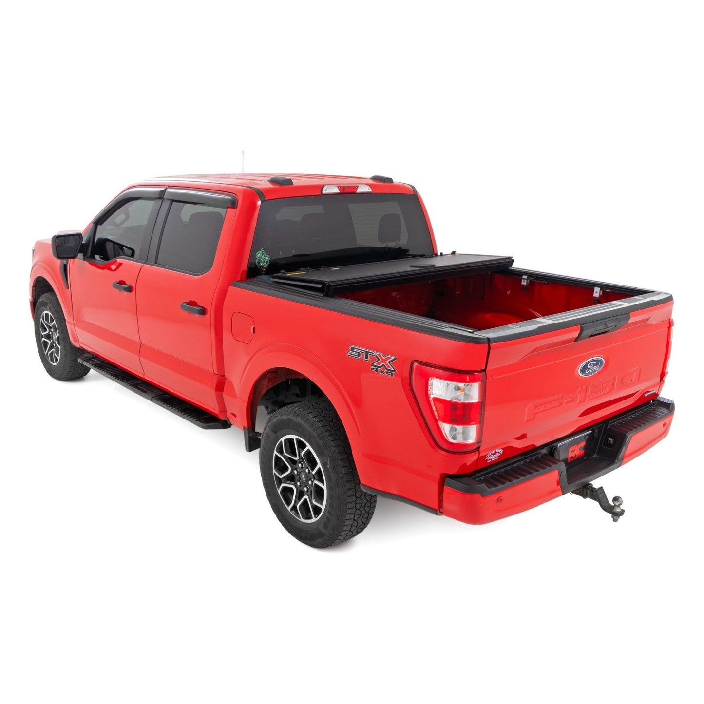 Rough Country 5'7 Hard Tri-Fold Flip Up Bed Cover I 49220550