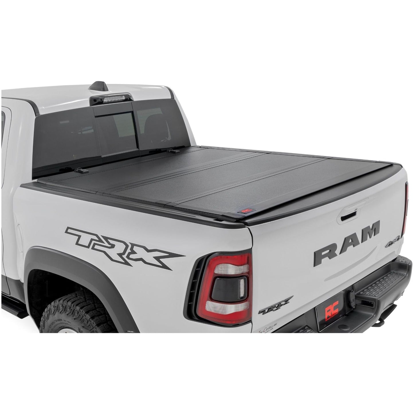 Rough Country 6'4" Bed Hard Tri-Fold Flip Up Bed Cover I 49320650