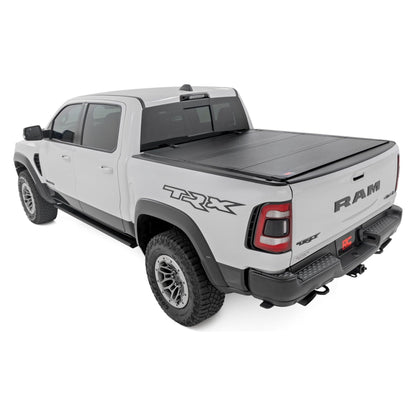 Rough Country 6'4" Bed Hard Tri-Fold Flip Up Bed Cover I 49320650