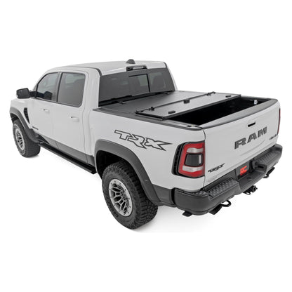 Rough Country 6'4" Bed Hard Tri-Fold Flip Up Bed Cover I 49320650