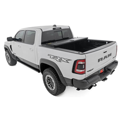 Rough Country 6'4" Bed Hard Tri-Fold Flip Up Bed Cover I 49320650