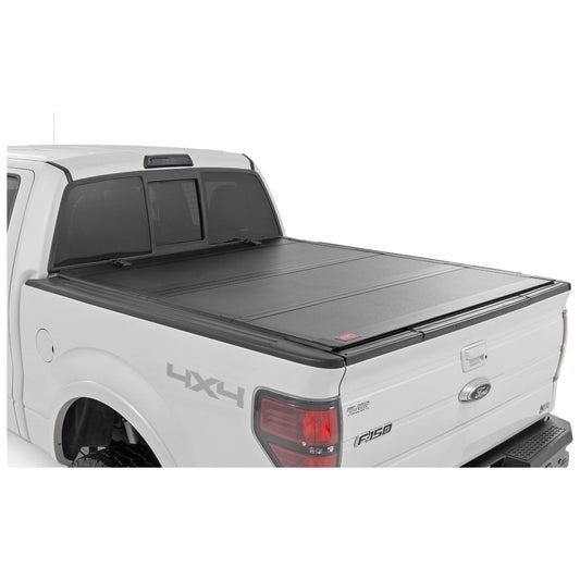 Rough Country 6'7" Bed Hard Tri-Fold Flip Up Bed Cover I 49214650