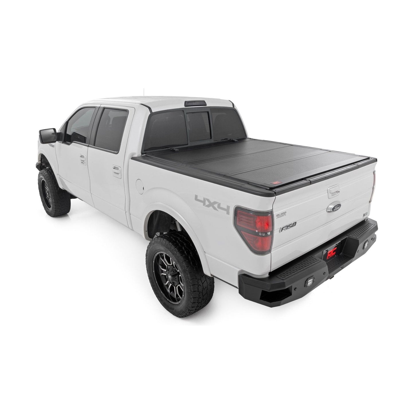 Rough Country 6'7" Bed Hard Tri-Fold Flip Up Bed Cover I 49214650