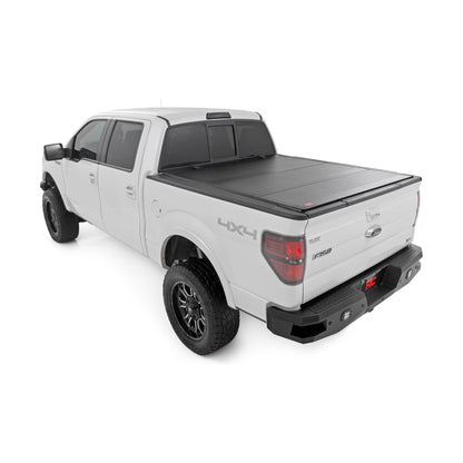 Rough Country 6'7" Bed Hard Tri-Fold Flip Up Bed Cover I 49214650