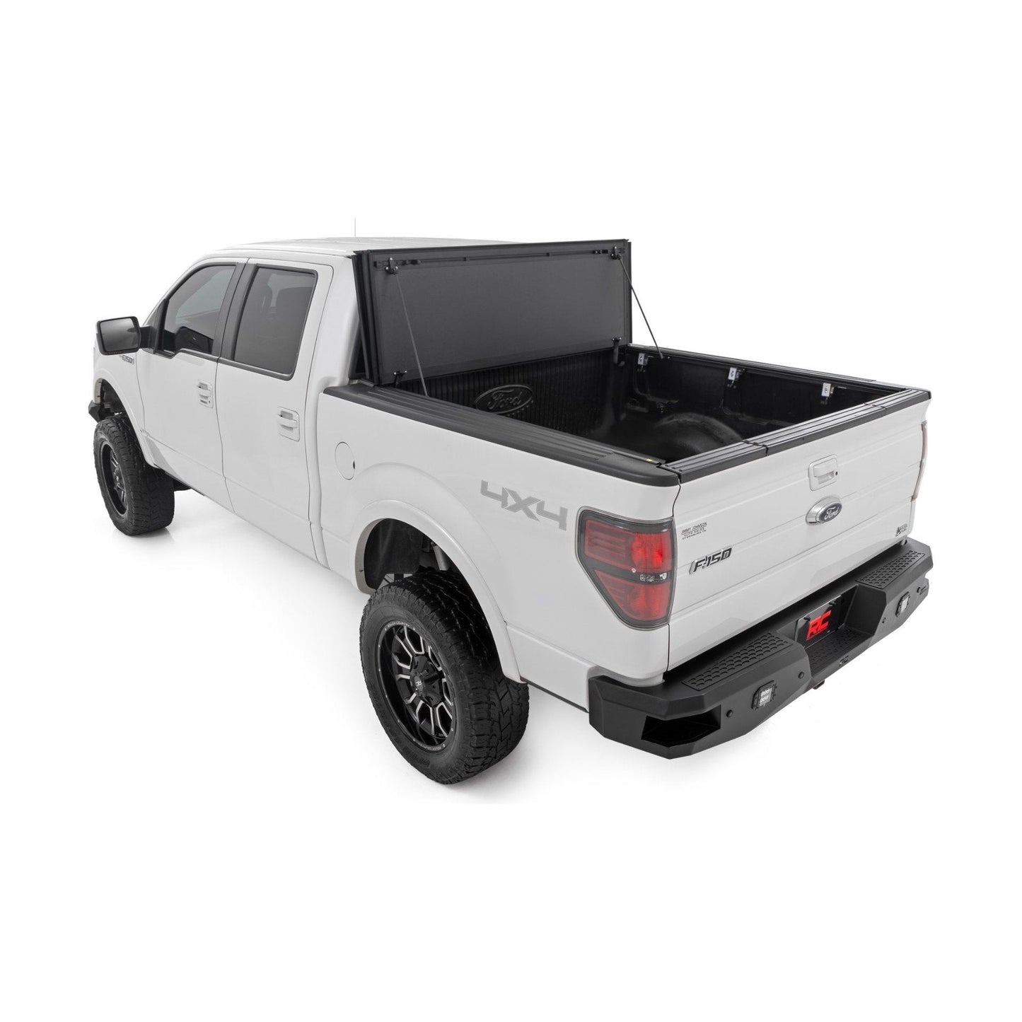 Rough Country 6'7" Bed Hard Tri-Fold Flip Up Bed Cover I 49214650