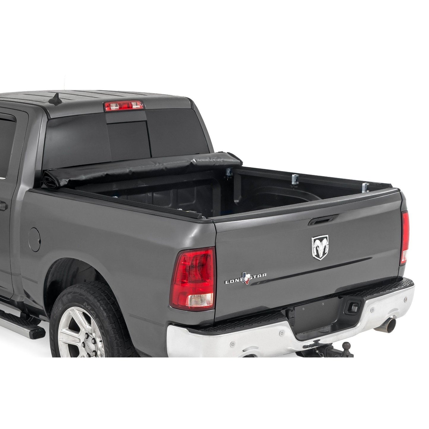 ROUGH COUNTRY Soft Roll Up Bed Cover | 5'7" Bed | Ram 1500 (09-18)/2500 (11-26)  | 42309550