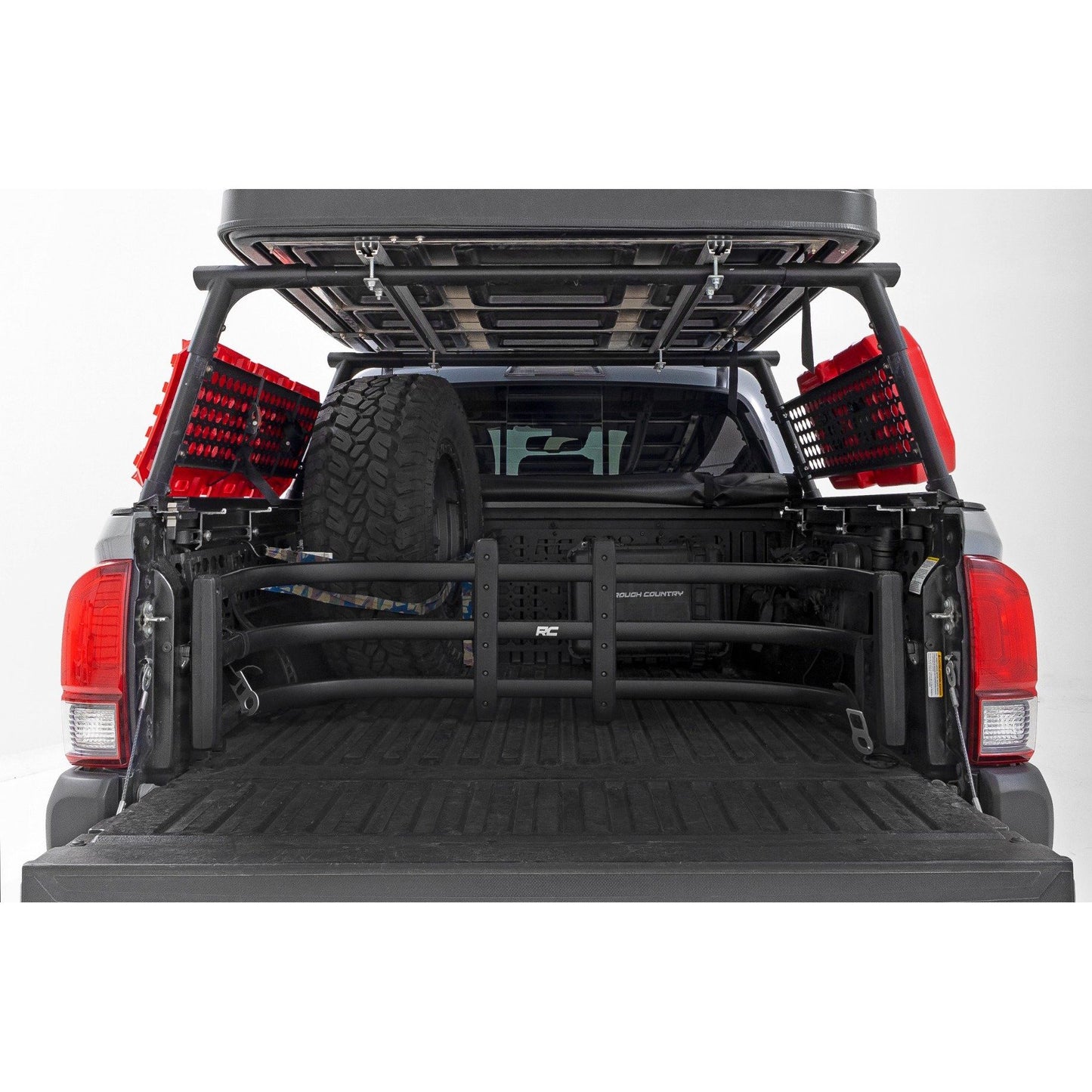 ROUGH COUNTRY Bed Rack Molle Panel | Toyota Tacoma 2WD/4WD (2005-2023) | 73114