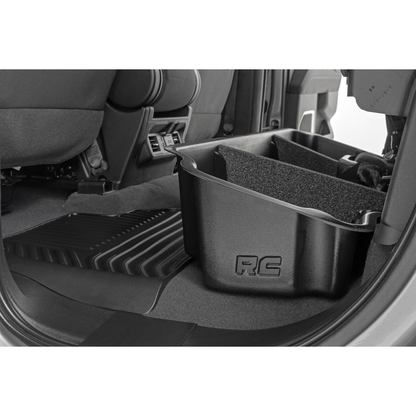 ROUGH COUNTRY Under Seat Storage | Double Cab | Chevy/GMC 1500/2500HD/3500HD (19-26 & Classic) | RC09061