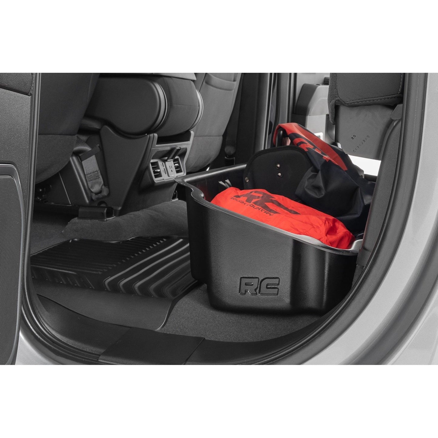 ROUGH COUNTRY Under Seat Storage | Double Cab | Chevy/GMC 1500/2500HD/3500HD (19-26 & Classic) | RC09061