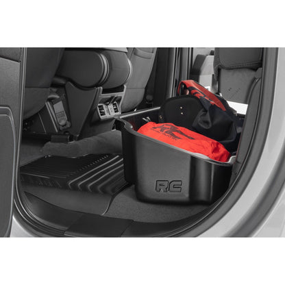 ROUGH COUNTRY Under Seat Storage | Double Cab | Chevy/GMC 1500/2500HD/3500HD (19-26 & Classic) | RC09061
