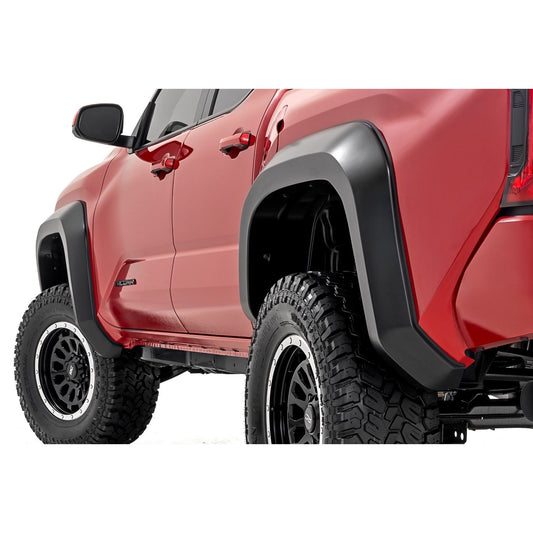 ROUGH COUNTRY Fender Flares | Sport | 202 Gloss Black | Toyota Tacoma 2WD/4WD (2024-2025) | O-T12421-202