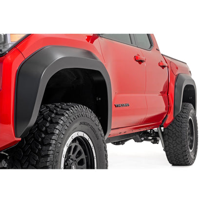 ROUGH COUNTRY Fender Flares | Sport | 202 Gloss Black | Toyota Tacoma 2WD/4WD (2024-2025) | O-T12421-202