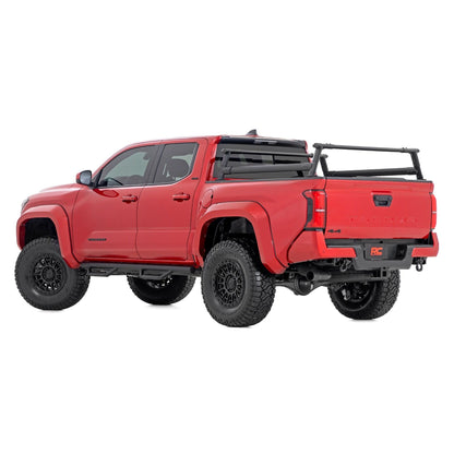 ROUGH COUNTRY Bed Rack | Half Rack | Aluminum | Toyota Tacoma 2WD/4WD (2024-2025) | 73119