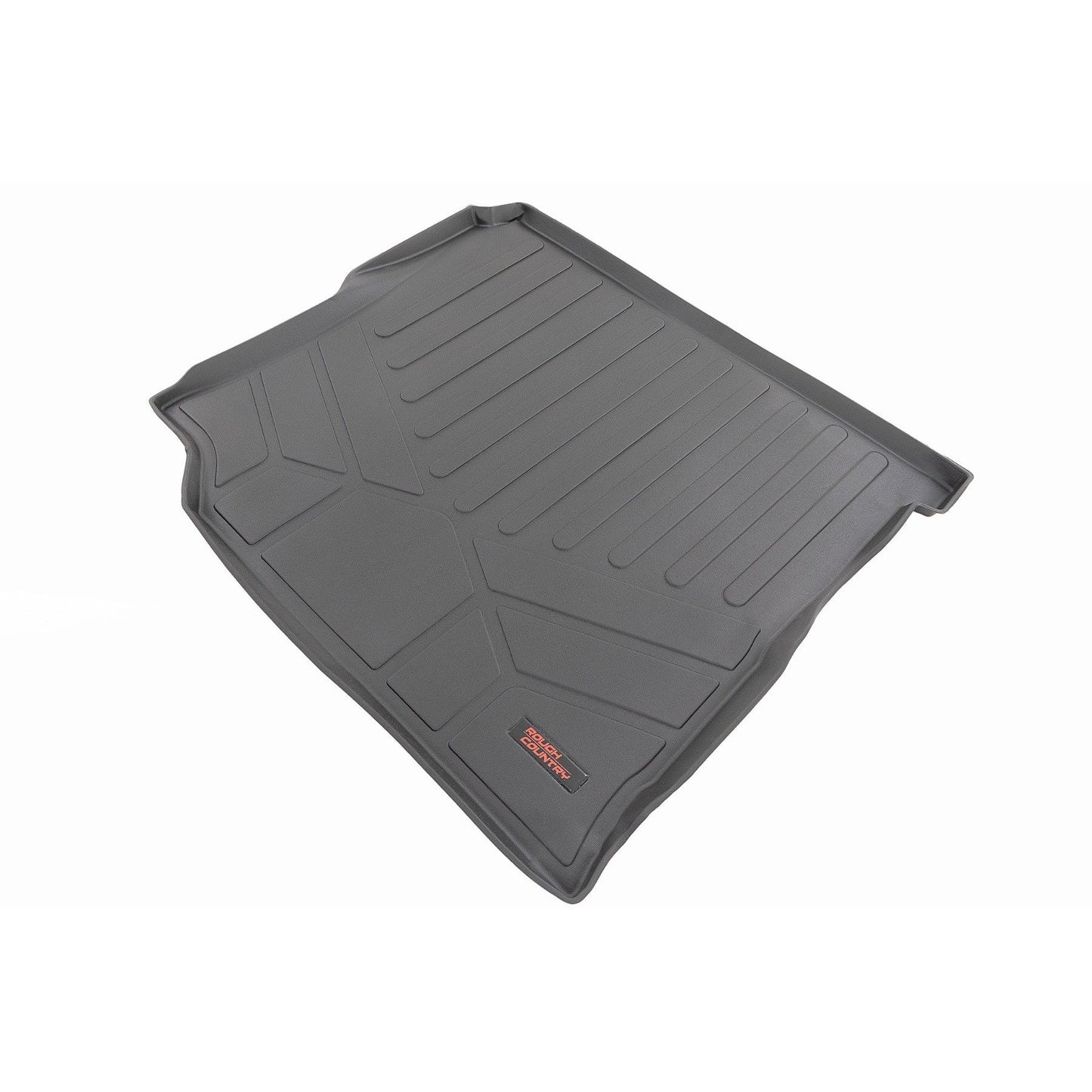 ROUGH COUNTRY Rear Cargo Mat | W/ Sub | Jeep Wrangler Unlimited 4WD (2018-2025) | M-6120
