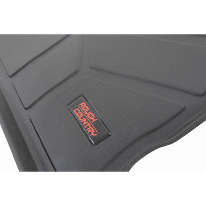 ROUGH COUNTRY Rear Cargo Mat | W/ Sub | Jeep Wrangler Unlimited 4WD (2018-2025) | M-6120