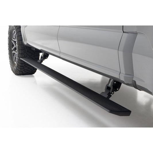 ROUGH COUNTRY Power Running Boards | Dual Electric Motor | Ford F-150/Lightning/F-250/F-350/Raptor (15-25) | PSR71525