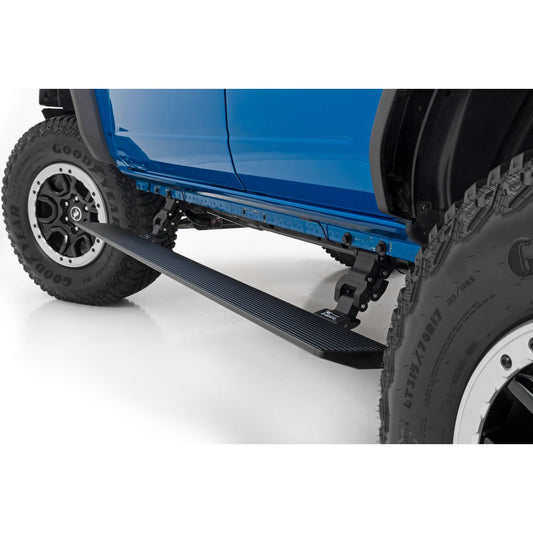 ROUGH COUNTRY Power Running Boards | Dual Electric Motor | 4 Door | Ford Bronco 4WD (21-25) | PSR51330