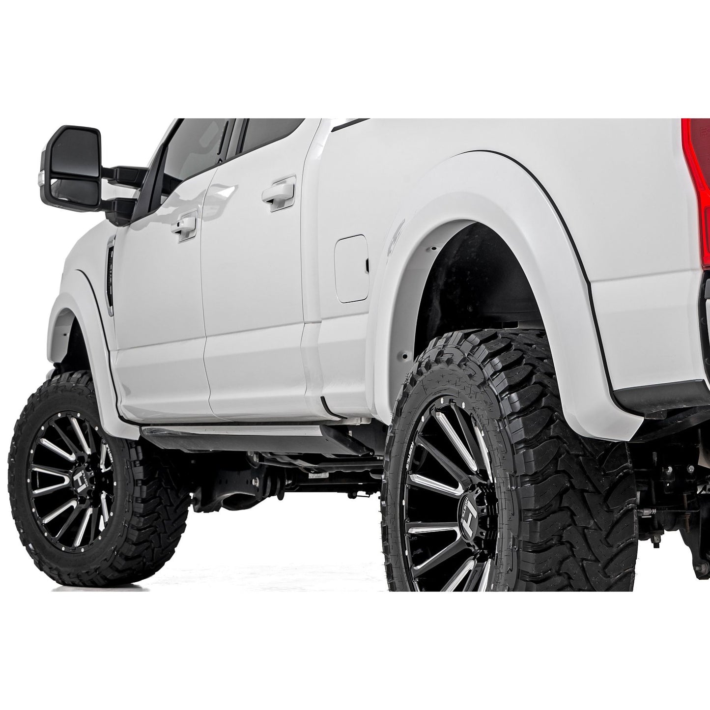 ROUGH COUNTRY Fender Flares | Sport | PQ Race Red | Ford F-250/F-350 Super Duty (17-22) | S-F21112-PQ