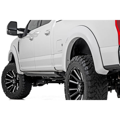 ROUGH COUNTRY Fender Flares | Sport | PQ Race Red | Ford F-250/F-350 Super Duty (17-22) | S-F21112-PQ
