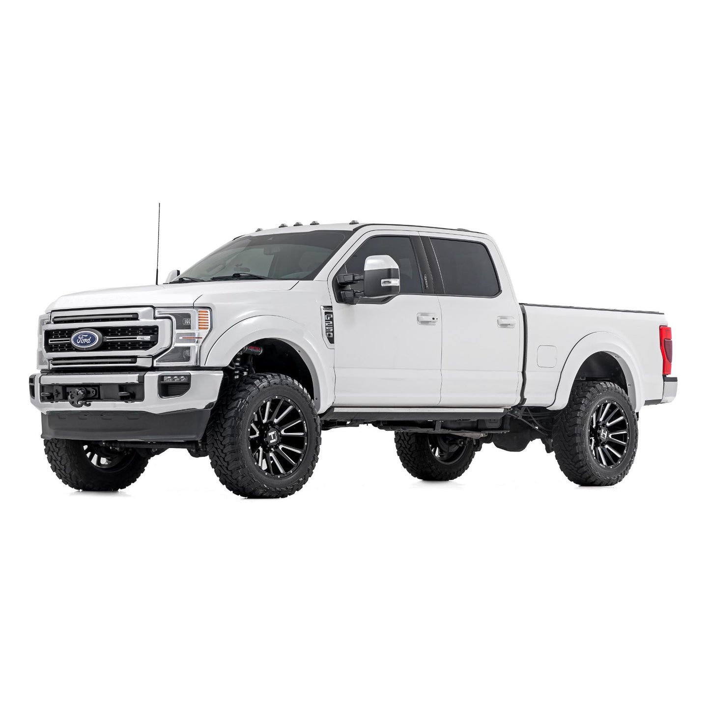 ROUGH COUNTRY Fender Flares | Sport | PQ Race Red | Ford F-250/F-350 Super Duty (17-22) | S-F21112-PQ