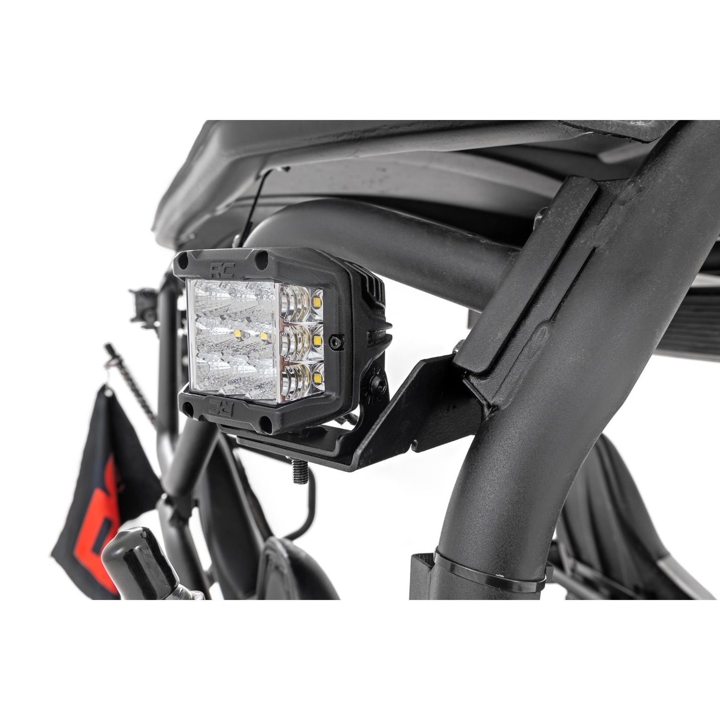 ROUGH COUNTRY LED Light | Rear Mount | 2" Black Pair | Spot | Kawasaki Teryx 4 1000/Teryx 800  | 94006