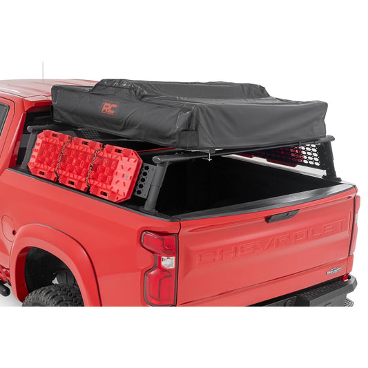ROUGH COUNTRY Bed Rack | Half Rack | Aluminum | Chevy Silverado 1500 2WD/4WD (2019-2026 & Refresh) | 10204
