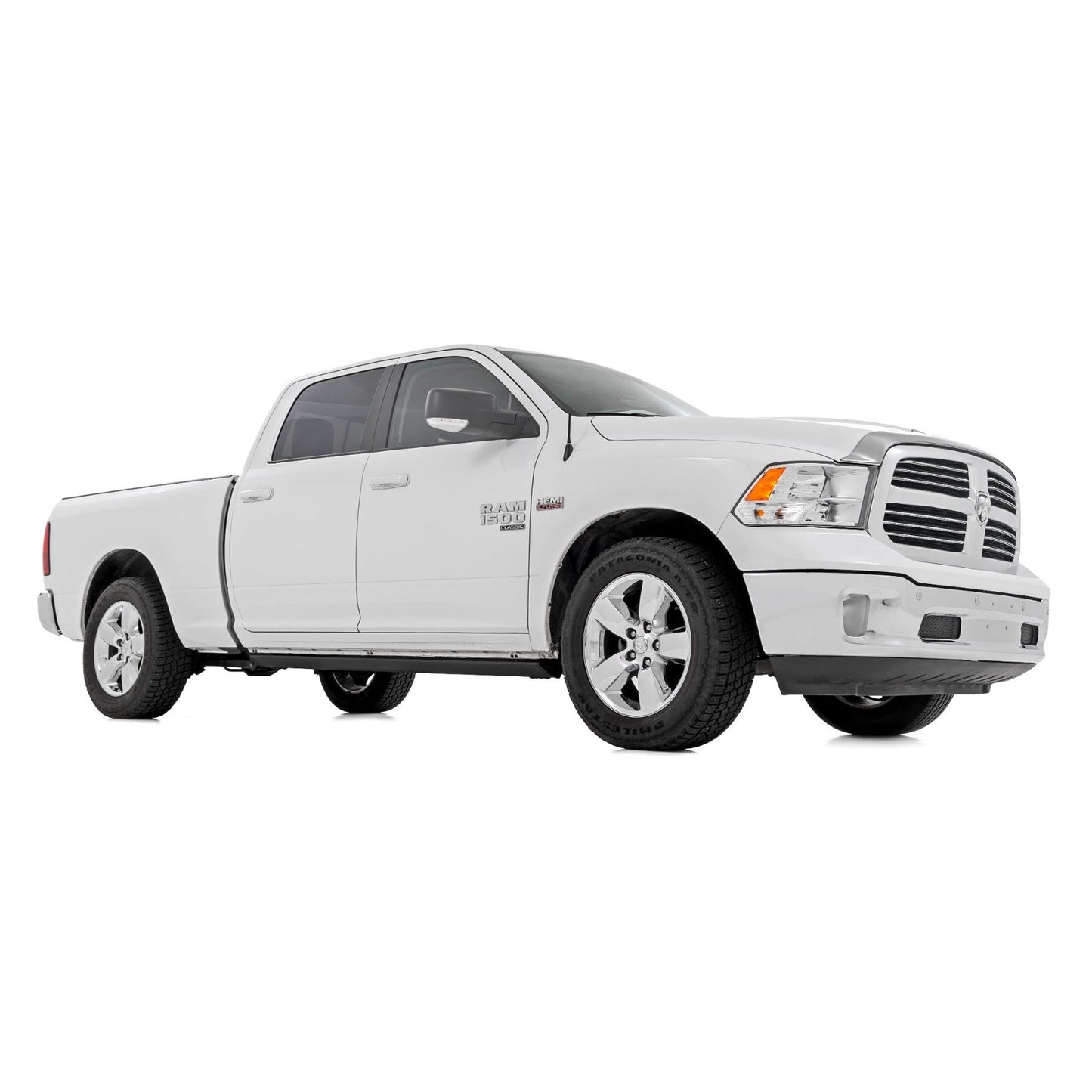 ROUGH COUNTRY Power Running Boards | Dual Electric Motor | Crew Cab | Ram 1500 2WD/4WD (2009-2018 & Classic) | PSR050205