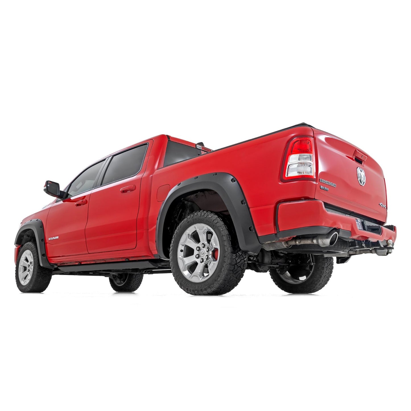 ROUGH COUNTRY Pocket Fender Flares | PAF Silver | Ram 1500 2WD/4WD (2019-2024) | F-D10914A-PAF