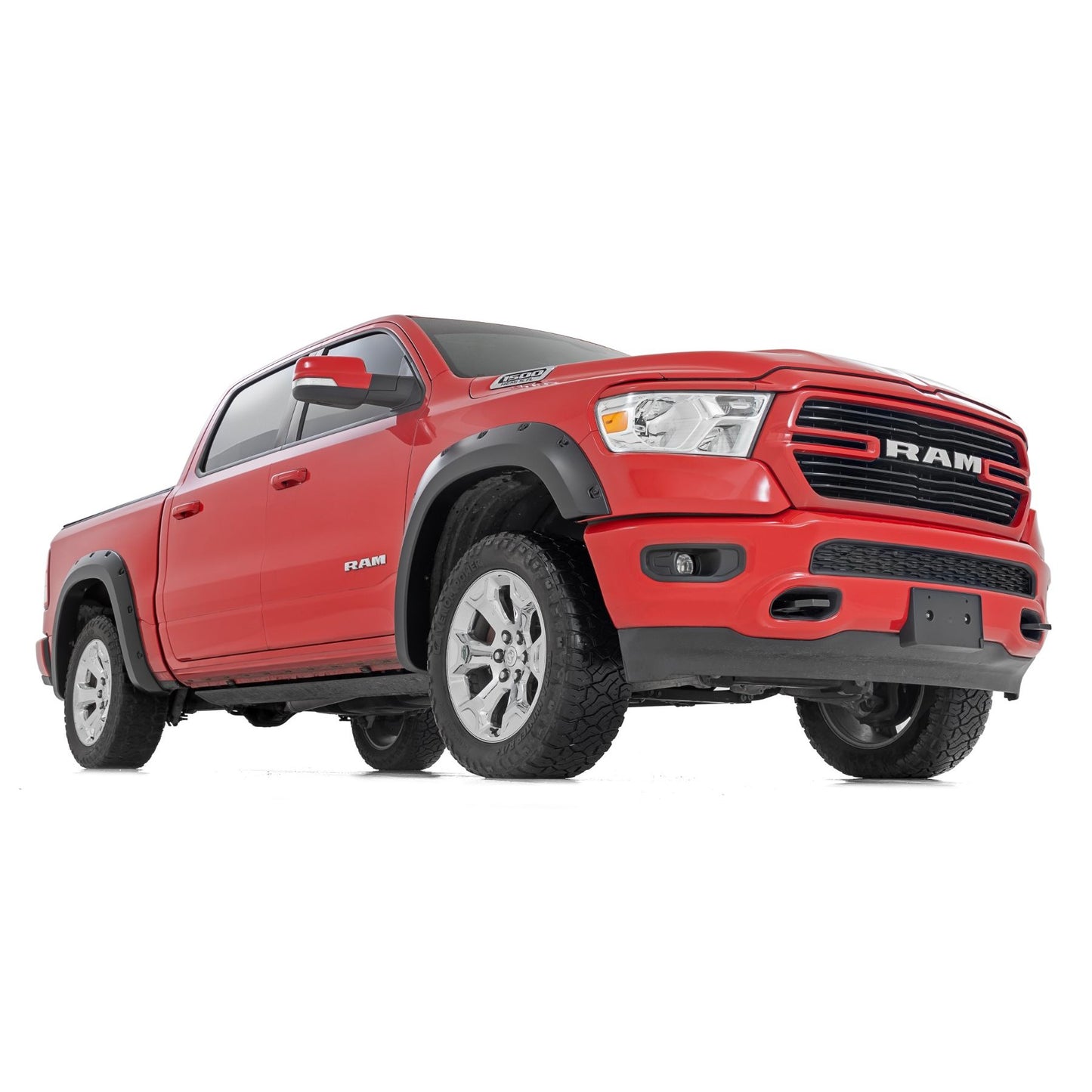 ROUGH COUNTRY Pocket Fender Flares | PAF Silver | Ram 1500 2WD/4WD (2019-2024) | F-D10914A-PAF