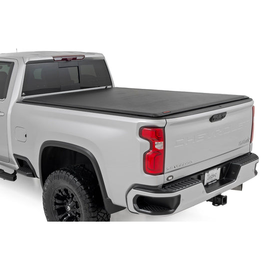 ROUGH COUNTRY Soft Roll Up Bed Cover | 6'9" Bed | Chevy/GMC 2500HD/3500HD (20-25) | 42120690