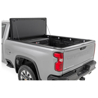 Rough Country 6'9" Hard Tri-Fold Flip Up Bed Cover I 49120651