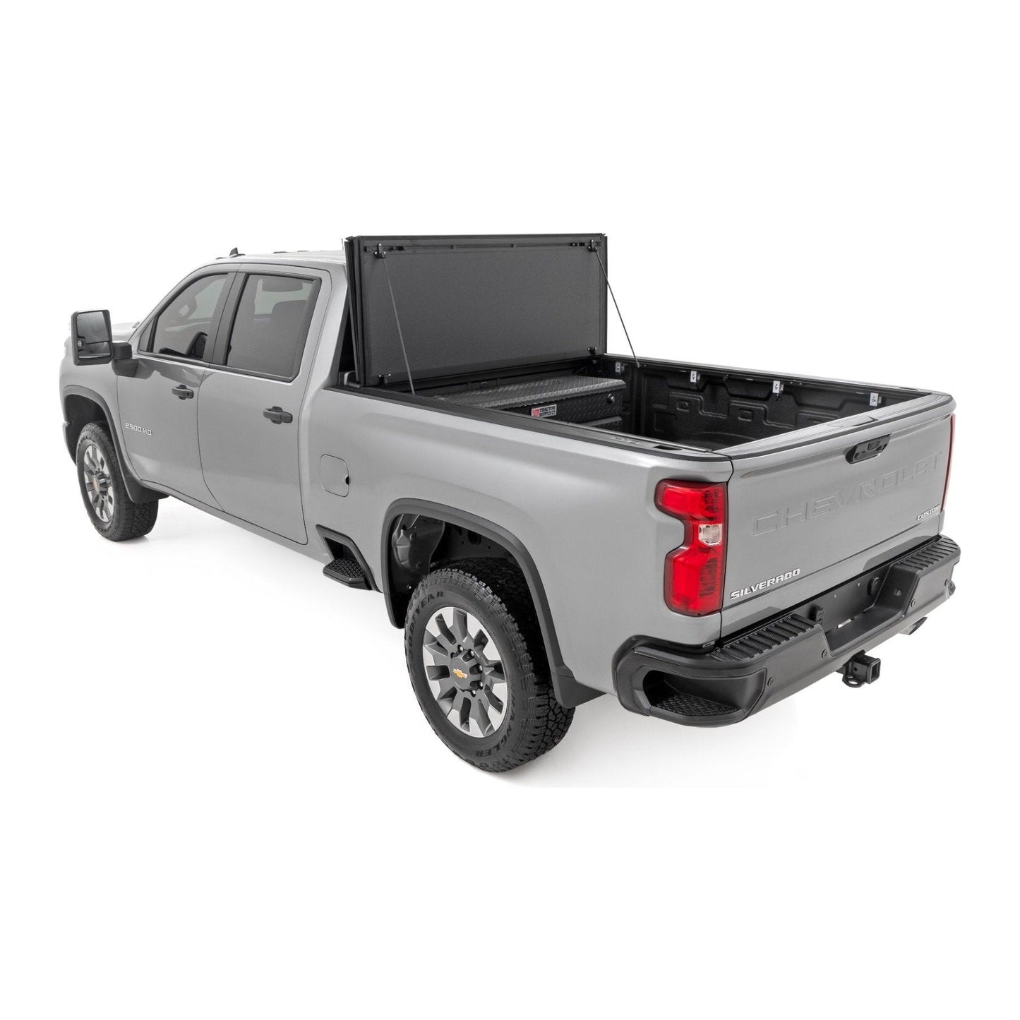 Rough Country 6'9" Hard Tri-Fold Flip Up Bed Cover I 49120651
