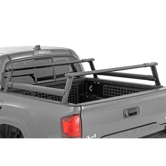 ROUGH COUNTRY Bed Rack | Half Rack | Aluminum | Toyota Tacoma 2WD/4WD (2005-2023) | 73115