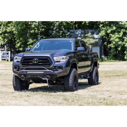 Rough Country Black Series w/ White DRL Front Bumper I 10727