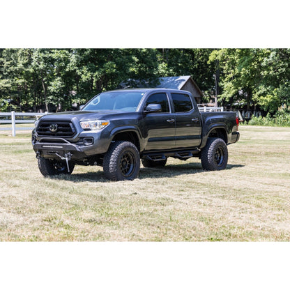Rough Country Black Series w/ White DRL Front Bumper I 10727