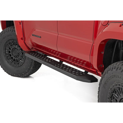 ROUGH COUNTRY RPT2 Running Board | Double Cab | Black | Toyota Tacoma 2WD/4WD (2024-2025) | 44011