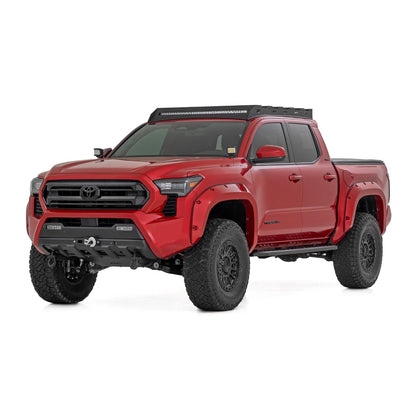 ROUGH COUNTRY RPT2 Running Board | Double Cab | Black | Toyota Tacoma 2WD/4WD (2024-2025) | 44011