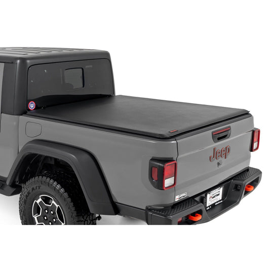 ROUGH COUNTRY Soft Roll Up Bed Cover | 5 Bed | Jeep Gladiator JT 4WD (2020-2025) | 42620500