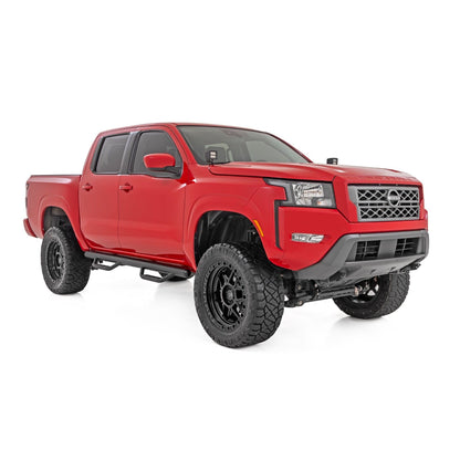 ROUGH COUNTRY Nerf Steps | Cab Length | Crew Cab | Nissan Frontier 2WD/4WD (2005-2025) | 82001C