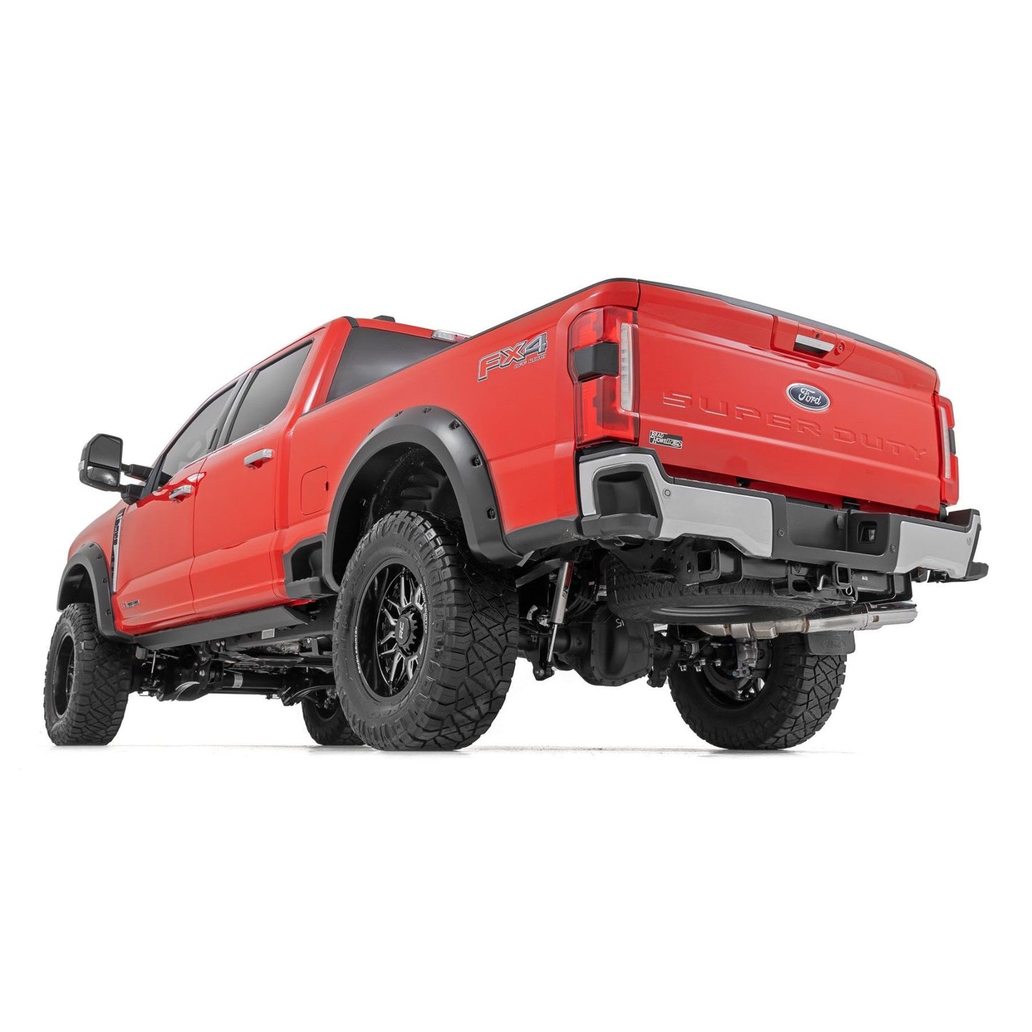 ROUGH COUNTRY Pocket Fender Flares | Ford F-250/F-350 Super Duty 2WD/4WD (2023-2026) | F-F20231