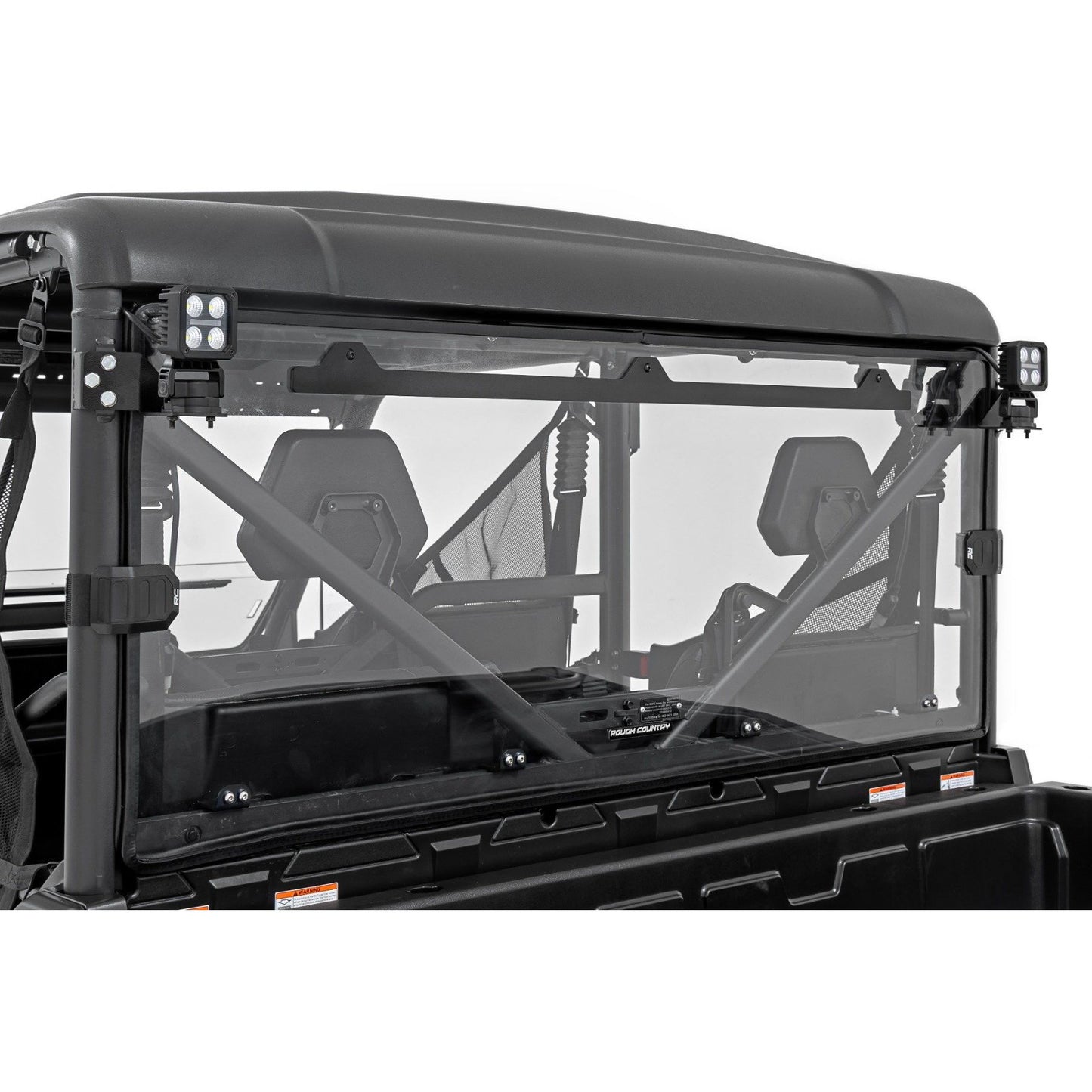 ROUGH COUNTRY LED Light Kit | Rear Mount | 2" Black Pair | White DRL | CFMOTO UFORCE 1000 | 96111