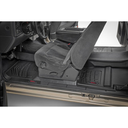ROUGH COUNTRY Sure-Fit Floor Mats | FR & RR | Chevy/GMC 1500 (99-06 & Classic) | SM29912A